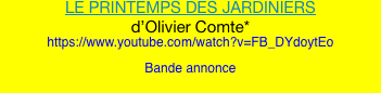 LE PRINTEMPS DES JARDINIERS 